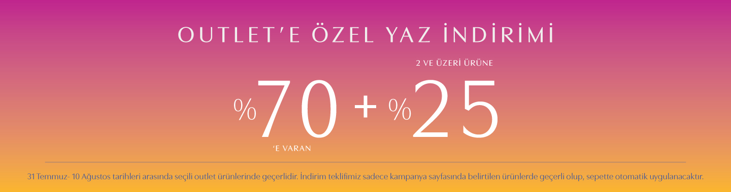 outlet 2 ürün 70 İndirim
