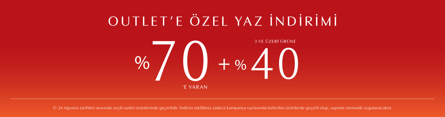 outlet 2 ürün 70 İndirim