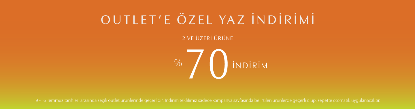 outlet 2 ürün 70 İndirim