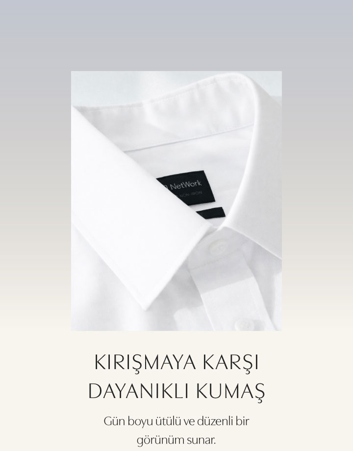 non-iron kırışıklığa karşı