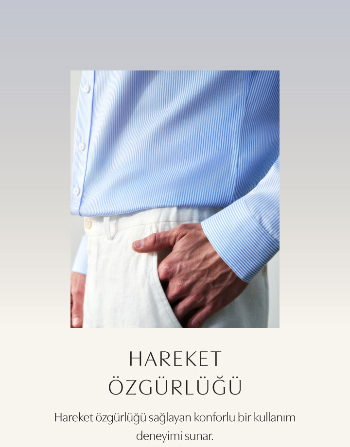 non-iron hareket özgürlüğü