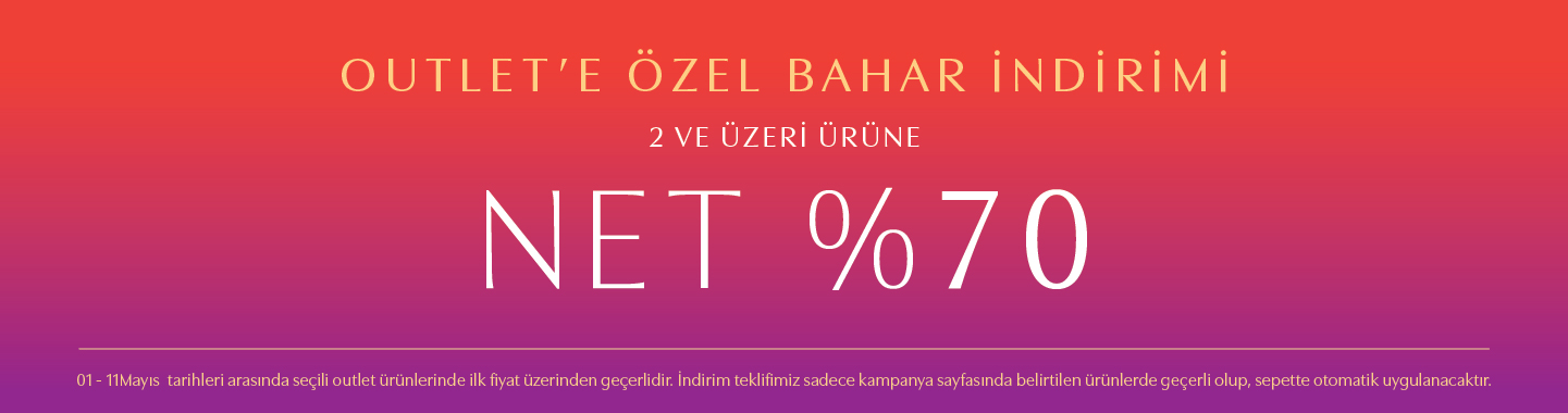 outlet 2 ürün 70 İndirim