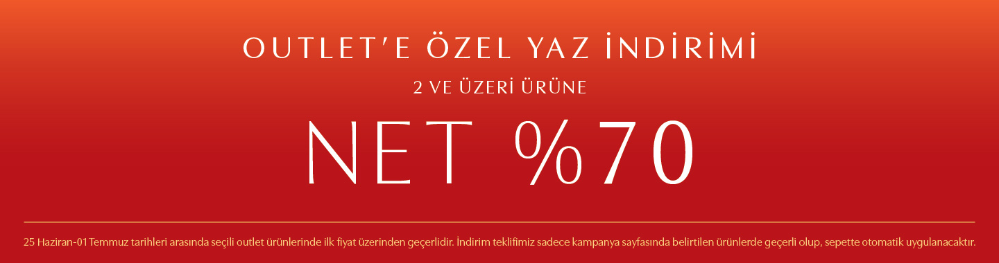 outlet 2 ürün 70 İndirim