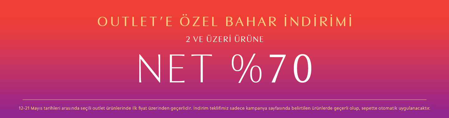 outlet 2 ürün 70 İndirim
