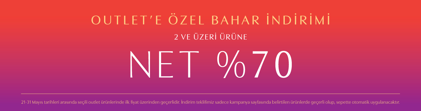 outlet 2 ürün 70 İndirim