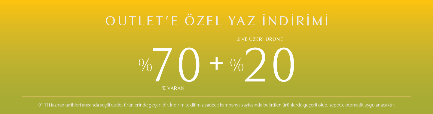 outlet 2 ürün 70 İndirim