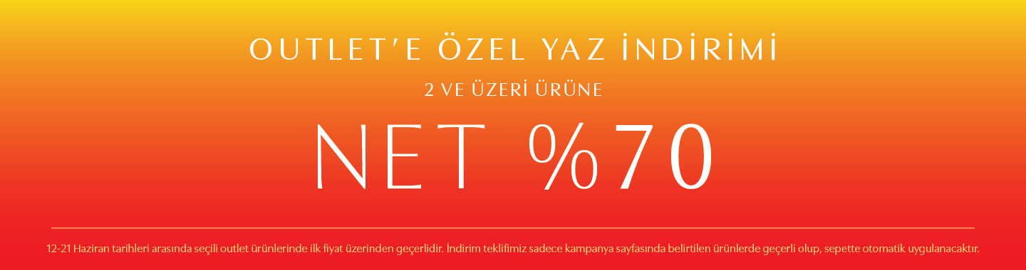 outlet 2 ürün 70 İndirim